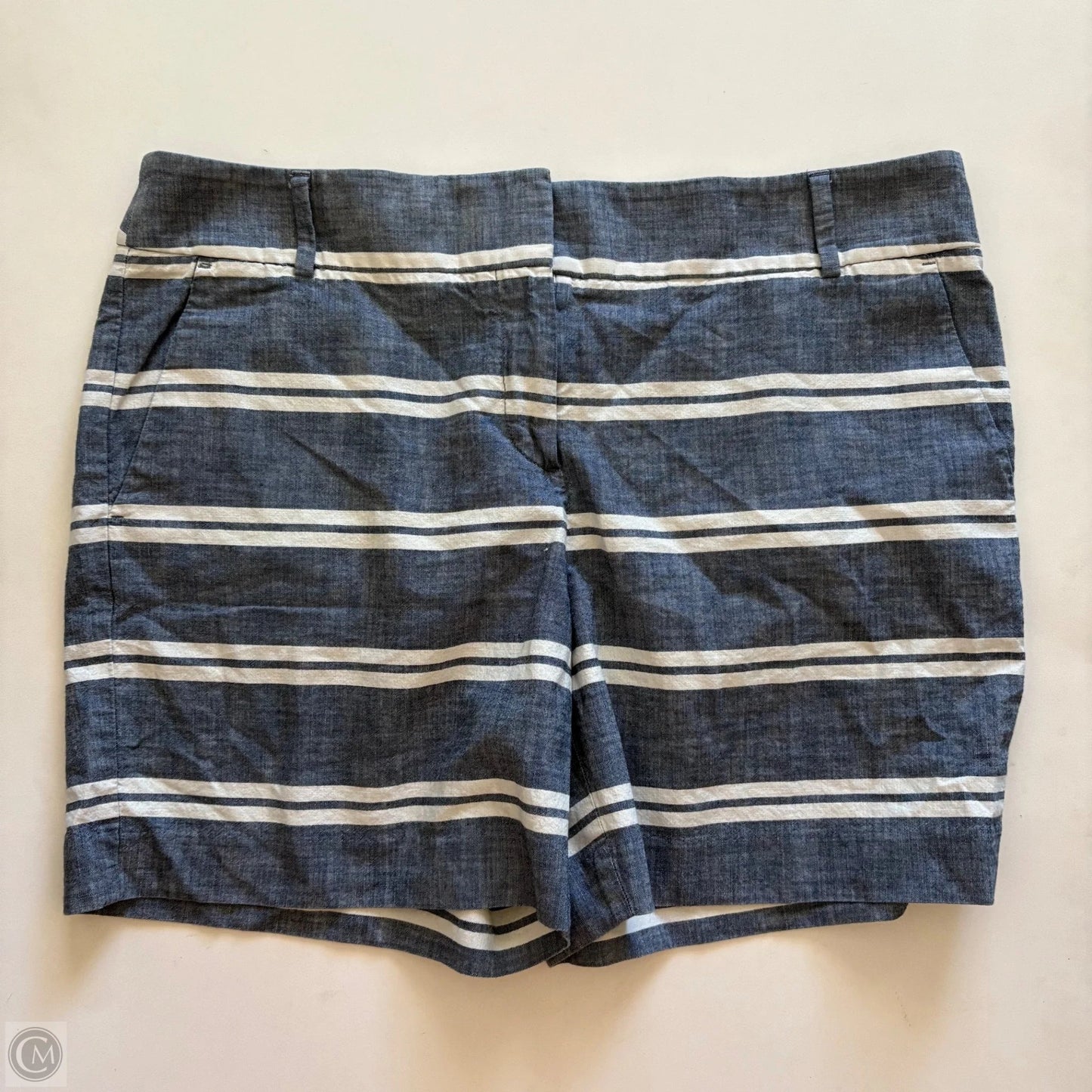 Shorts By Loft In Striped Pattern, Size: 10