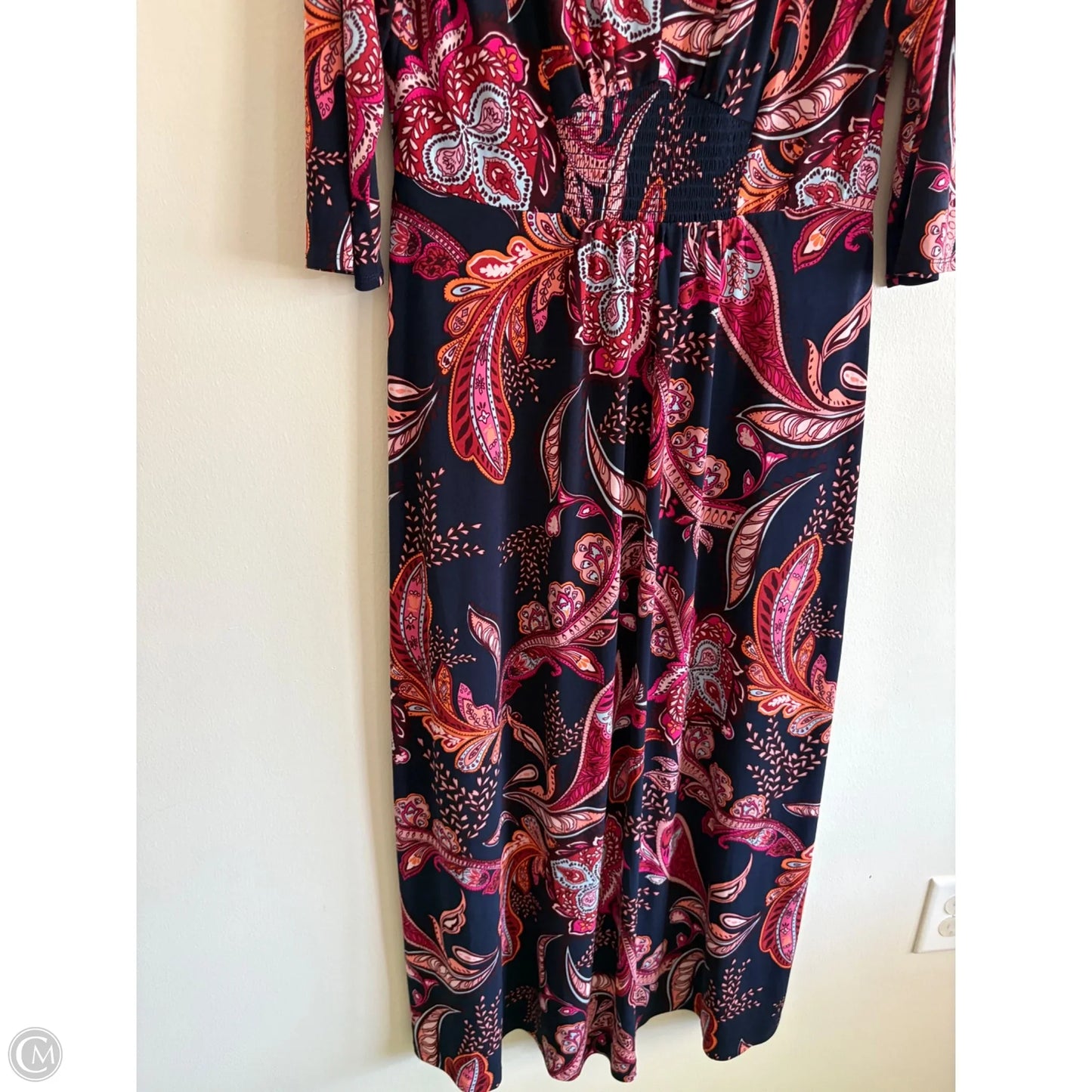 Dress Casual Maxi By Maggy London In Floral Print, Size: 14
