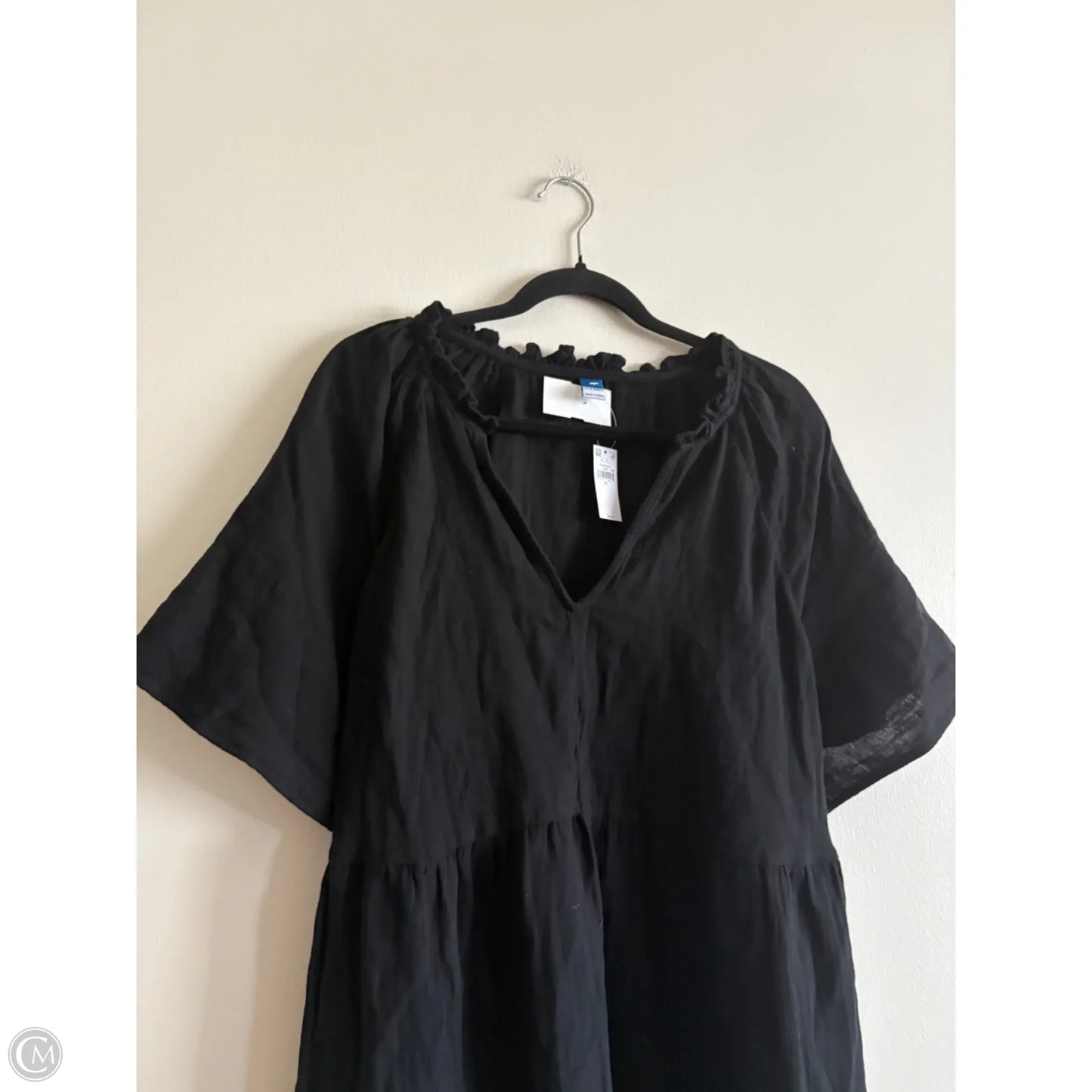 Dress Casual Midi By Old Navy In Black, Size: Xl
