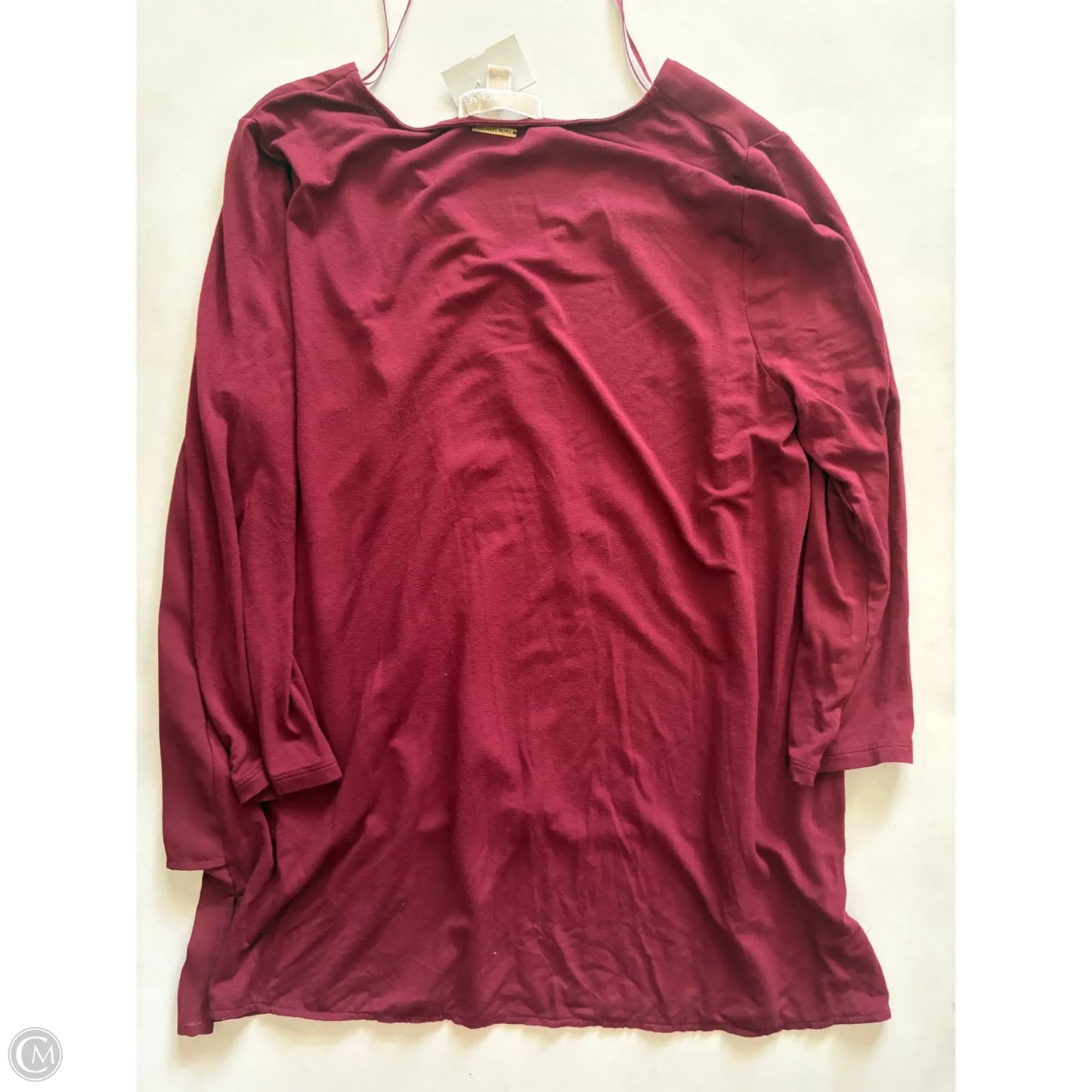 Blouse Designer By Michael Kors In Red, Size: L