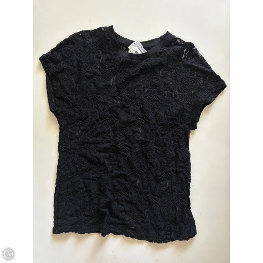 Top Short Sleeve By A New Day In Black, Size: S