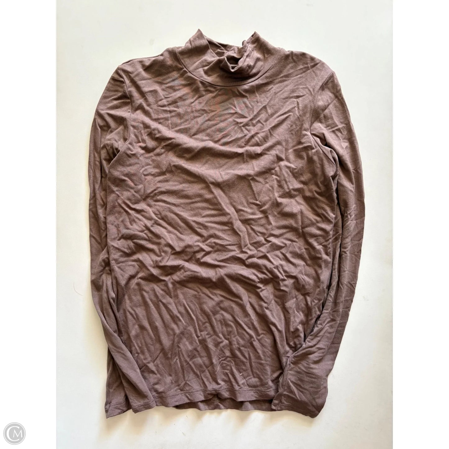 Top Long Sleeve By Jones New York In Brown, Size: M