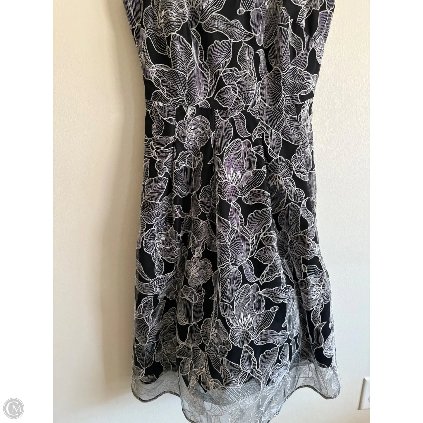 Dress Party Midi By White House Black Market In Black, Size: 8