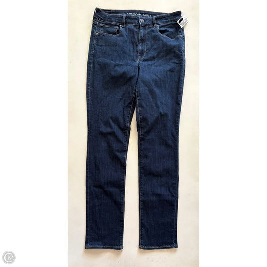 Jeans Skinny By American Eagle In Blue, Size: 12l
