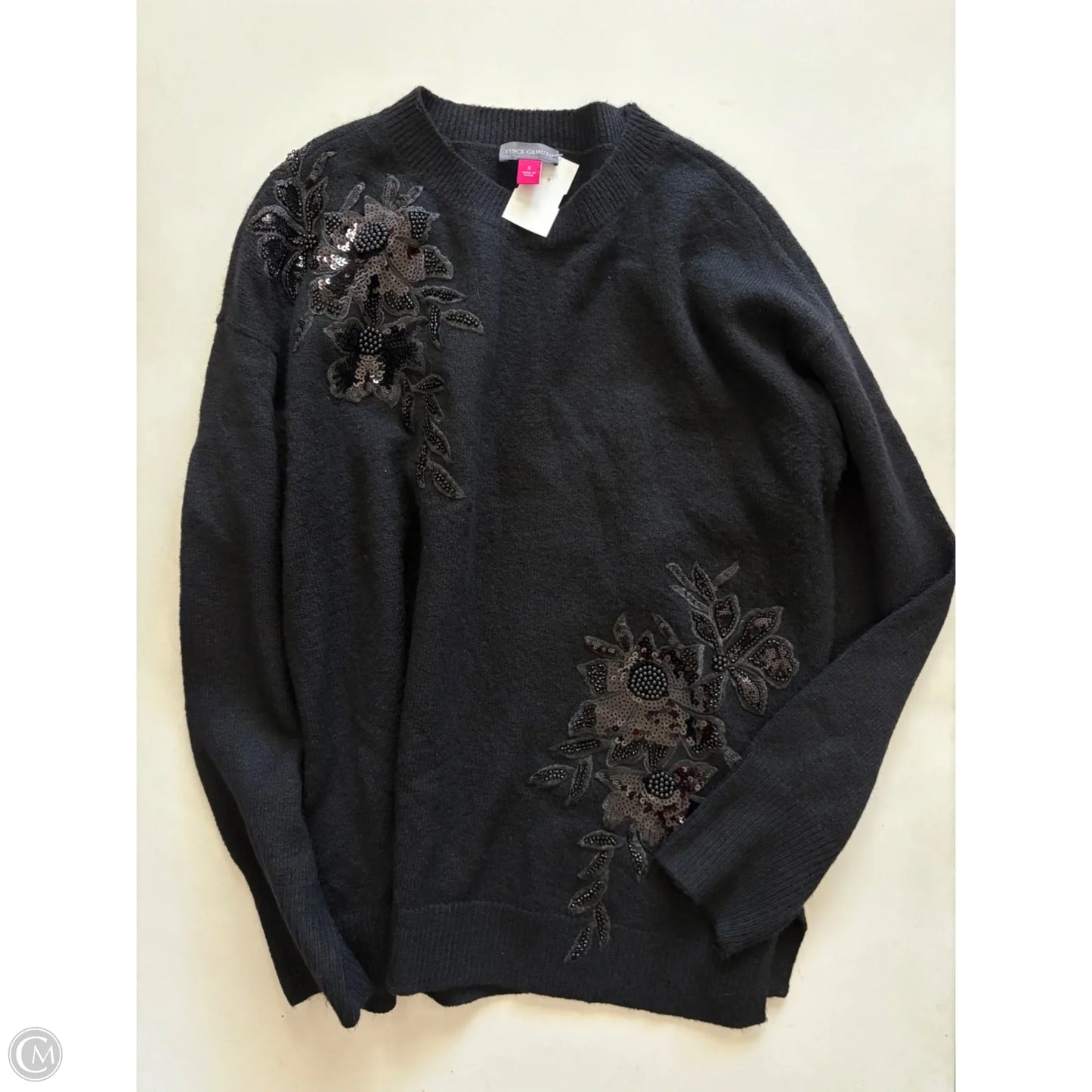 Sweater By Vince Camuto In Black, Size: S