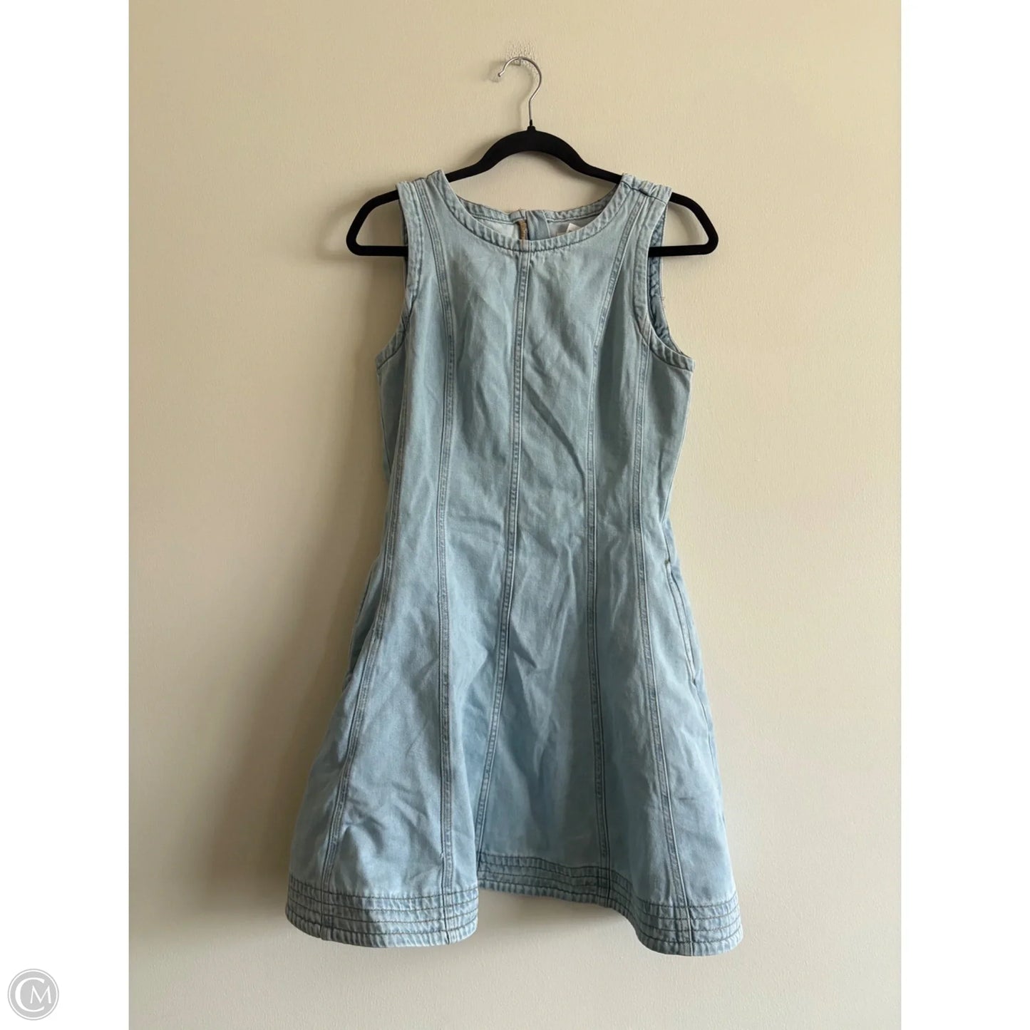 Dress Casual Midi By Free Assembly In Blue, Size: S