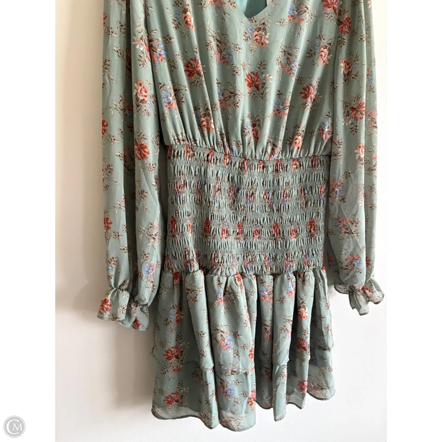 Dress Casual Midi By She + Sky In Green, Size: M