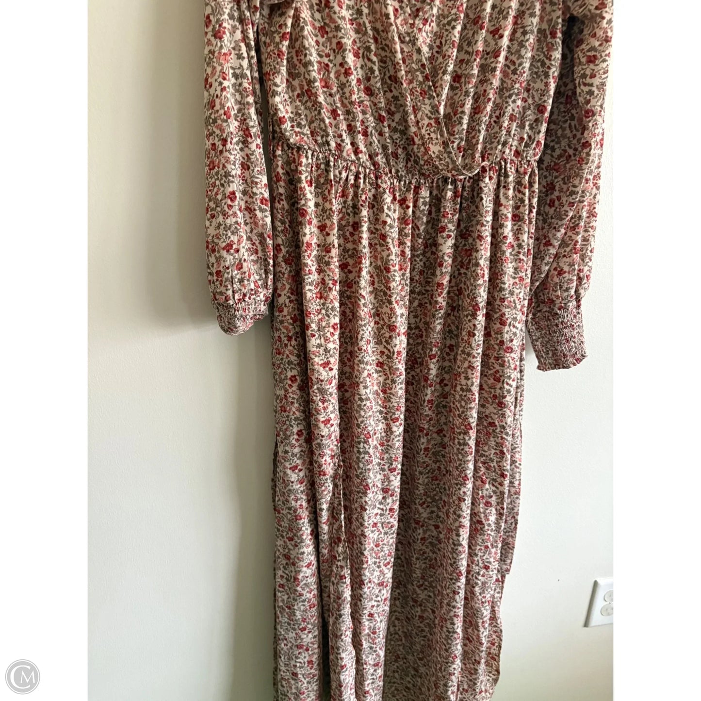 Dress Casual Maxi By Pink Lily In Floral Print, Size: L