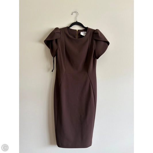 Dress Work By Calvin Klein In Brown, Size: 6