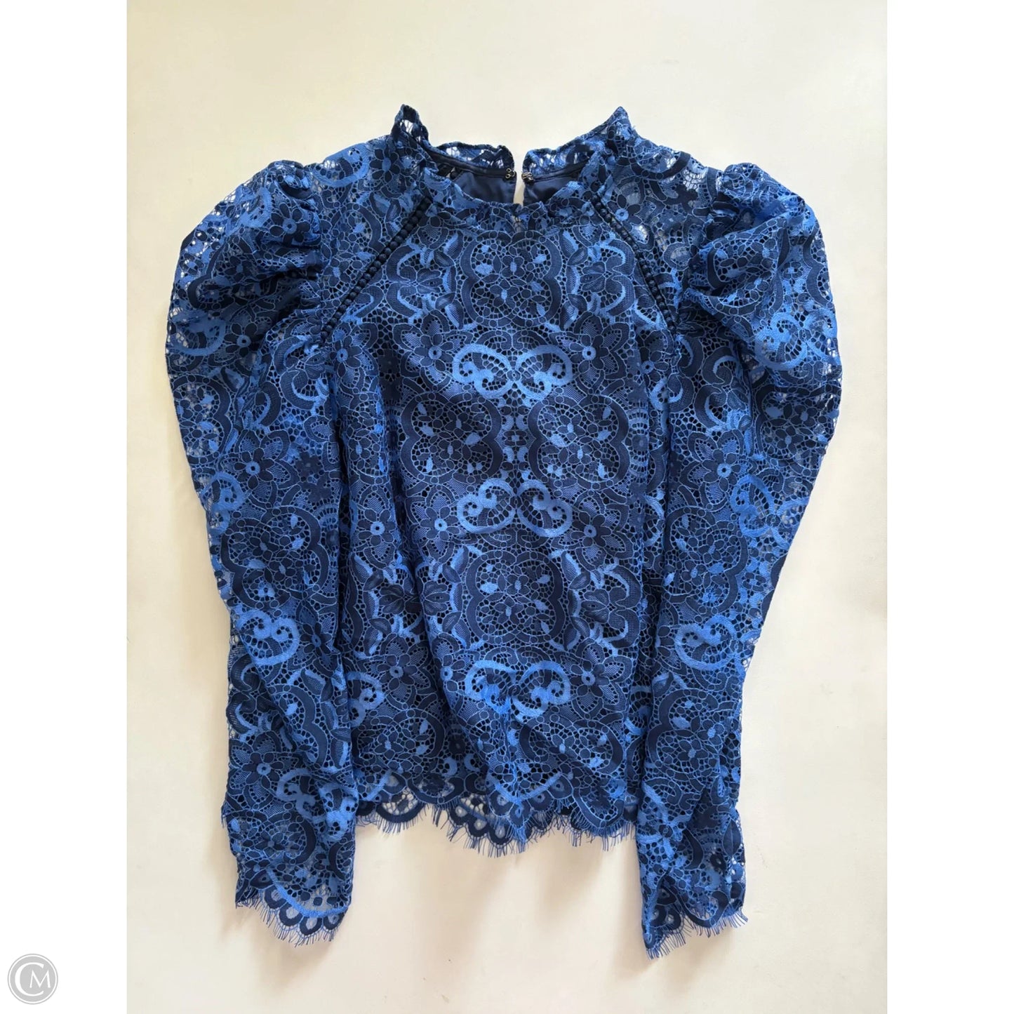 Blouse Designer By Lilly Pulitzer In Blue, Size: Xs