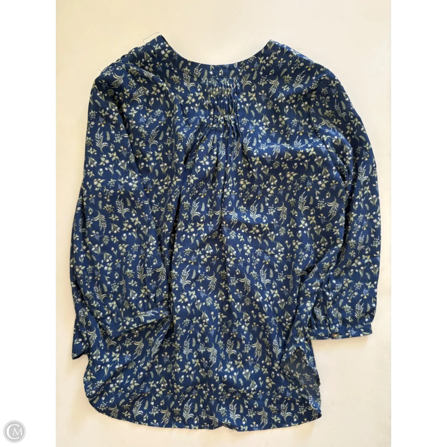 Blouse Long Sleeve By Jachs Girlfirend In Floral Print, Size: S