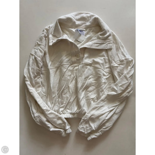 Sweatshirt Collar By Old Navy In White, Size: S