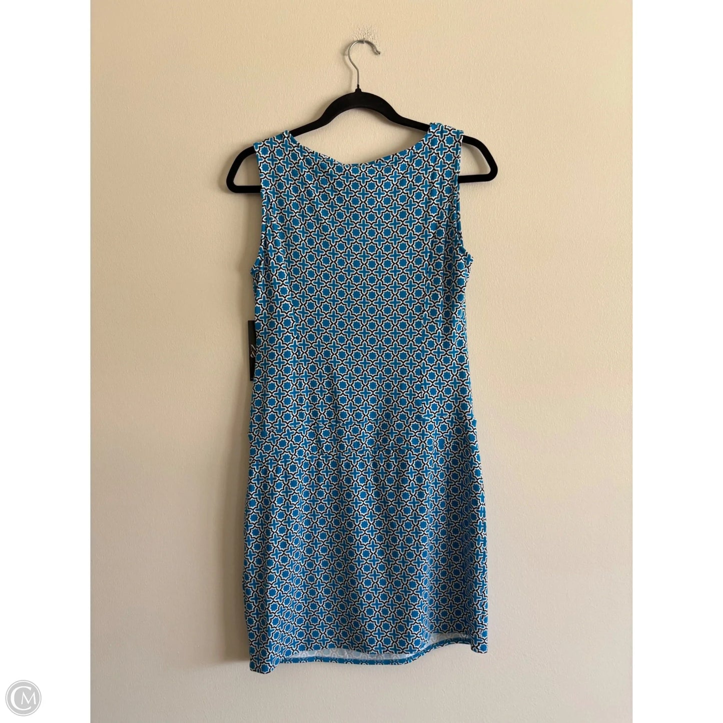 Dress Casual Midi By New York And Co In Blue, Size: S