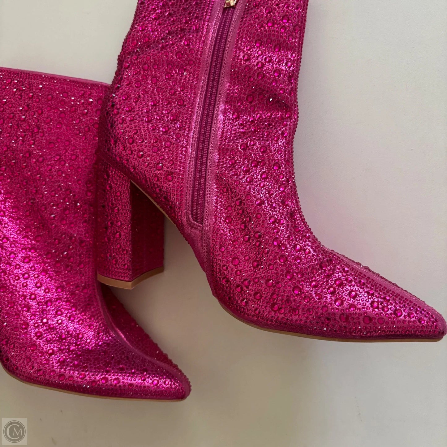 Boots Ankle Heels By Jess Lea In Pink, Size: 8