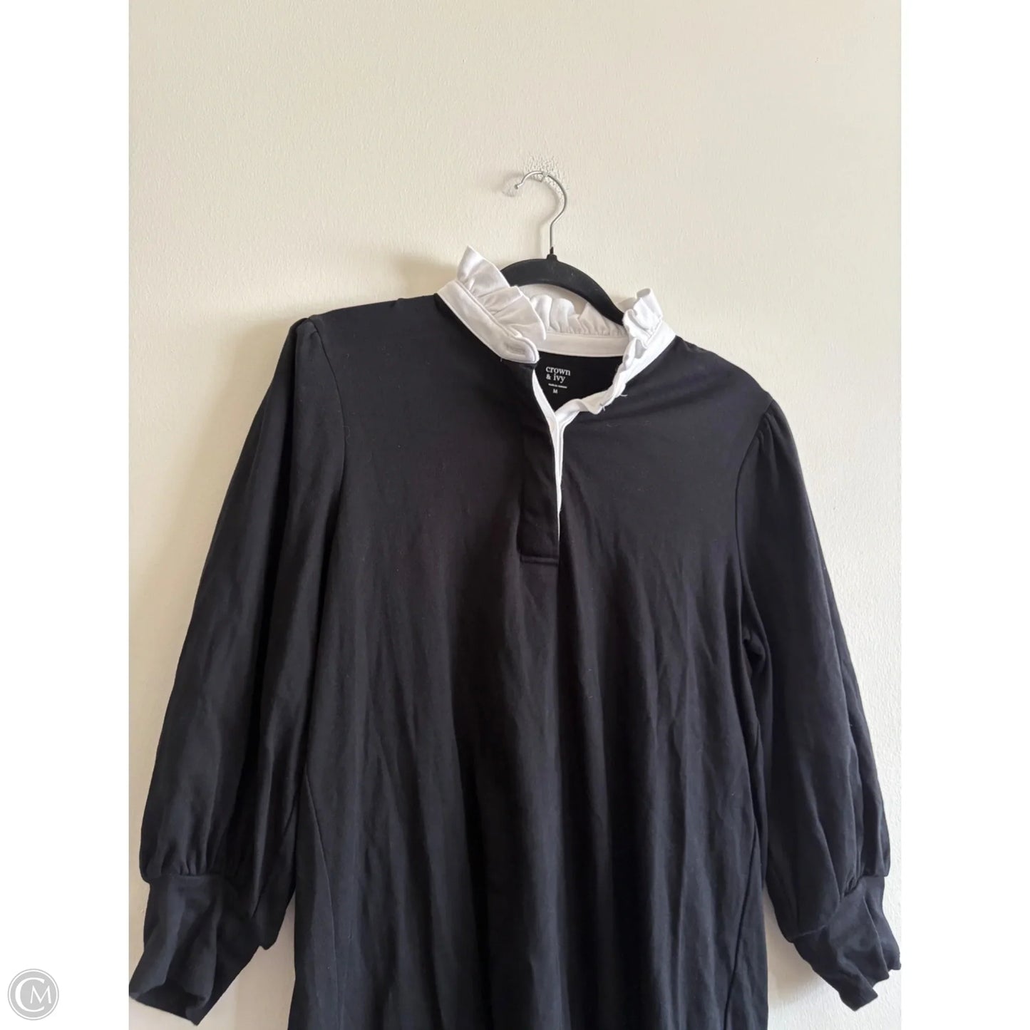 Dress Casual Midi By Crown And Ivy In Black, Size: M