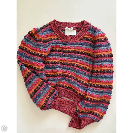 Sweater By Allison In Multi-colored, Size: M