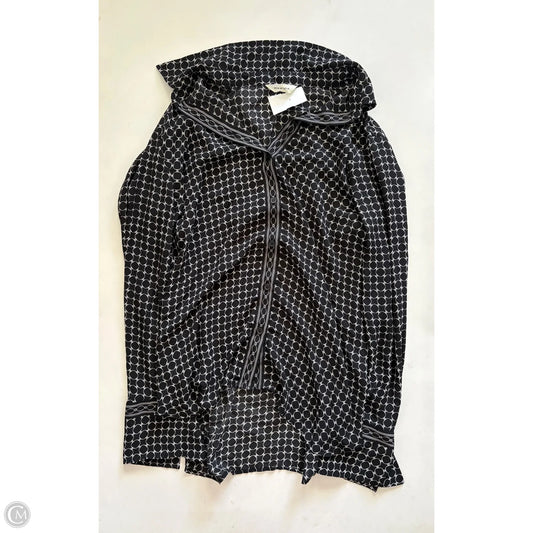 Blouse Long Sleeve By Max Studio In Black, Size: L