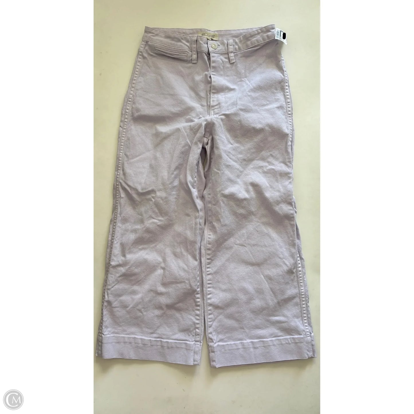 Jeans Wide Leg By Madewell In Purple, Size: 6