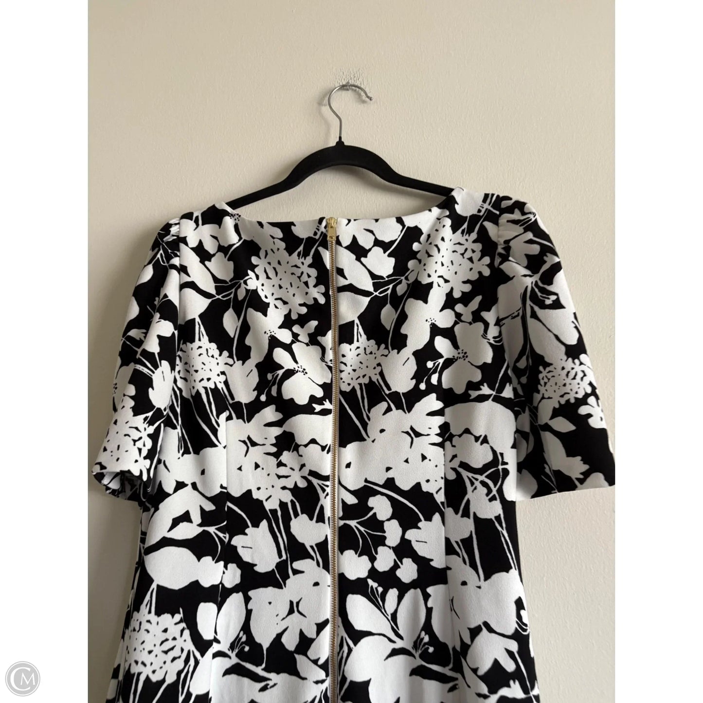 Dress Work By Dkny In Black & White, Size: 14