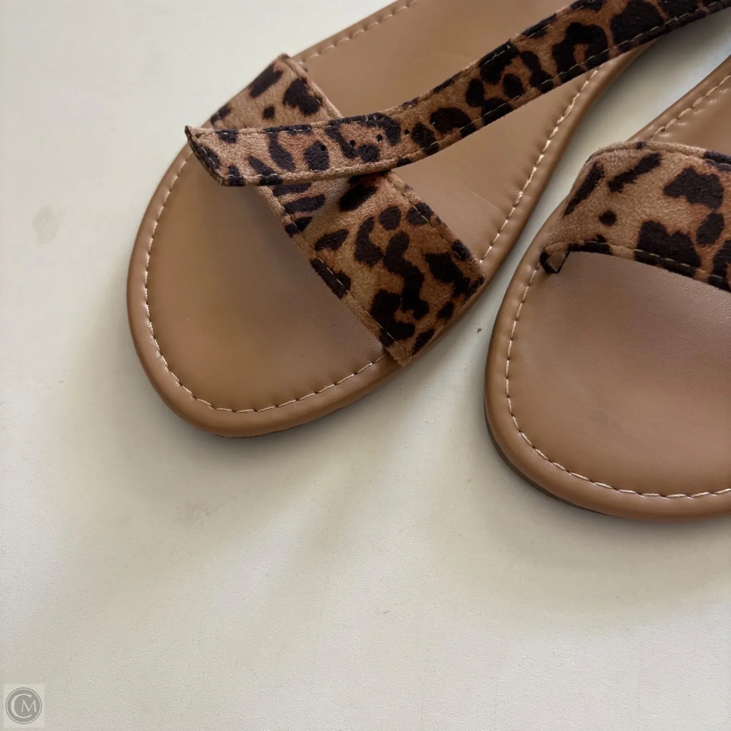 Sandals Flats By Dream Pairs In Animal Print, Size: 11