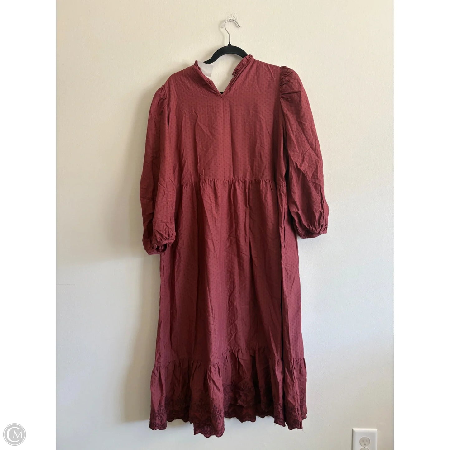 Dress Casual Maxi By Universal Thread In Brown, Size: L