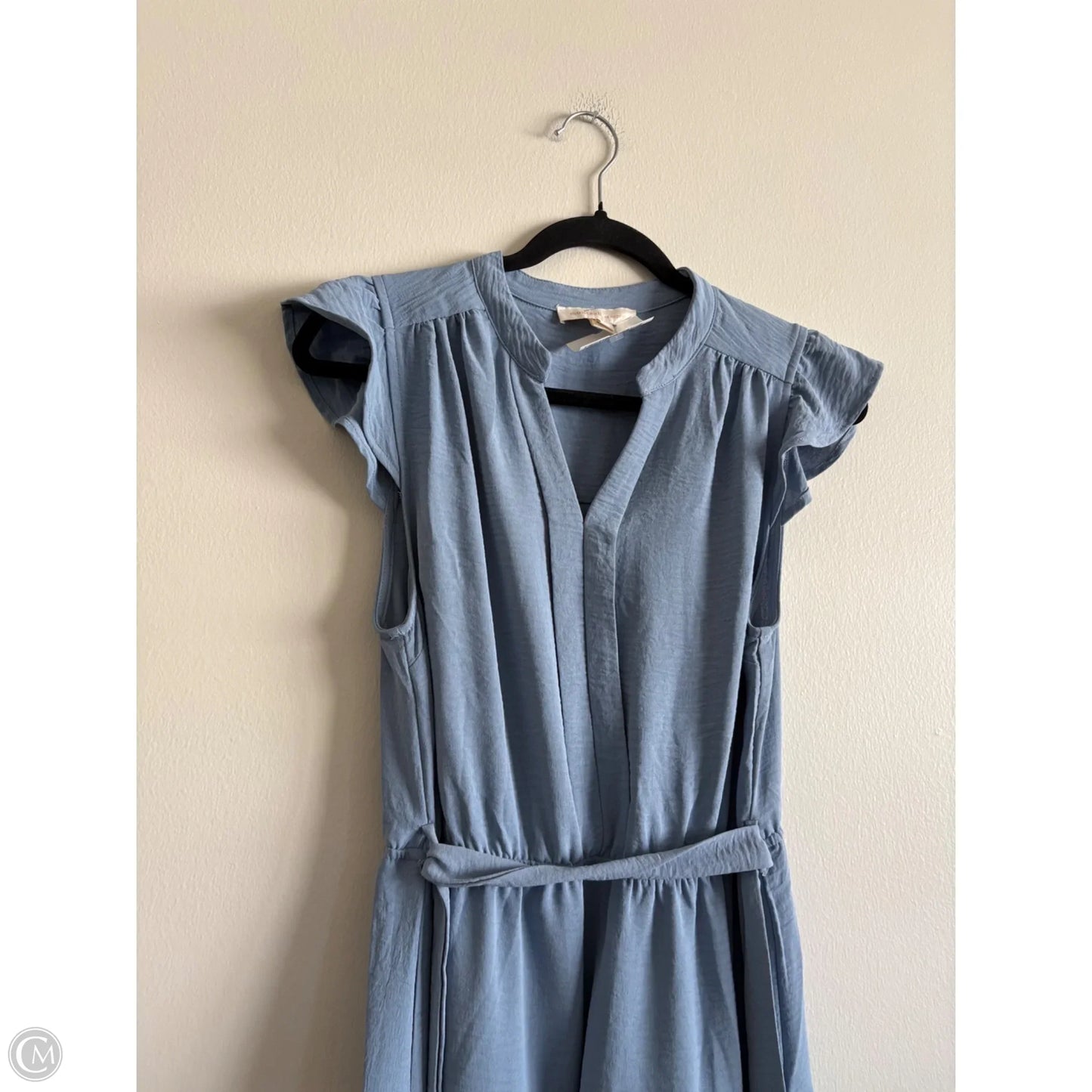 Dress Casual Midi By Monteau In Blue, Size: L