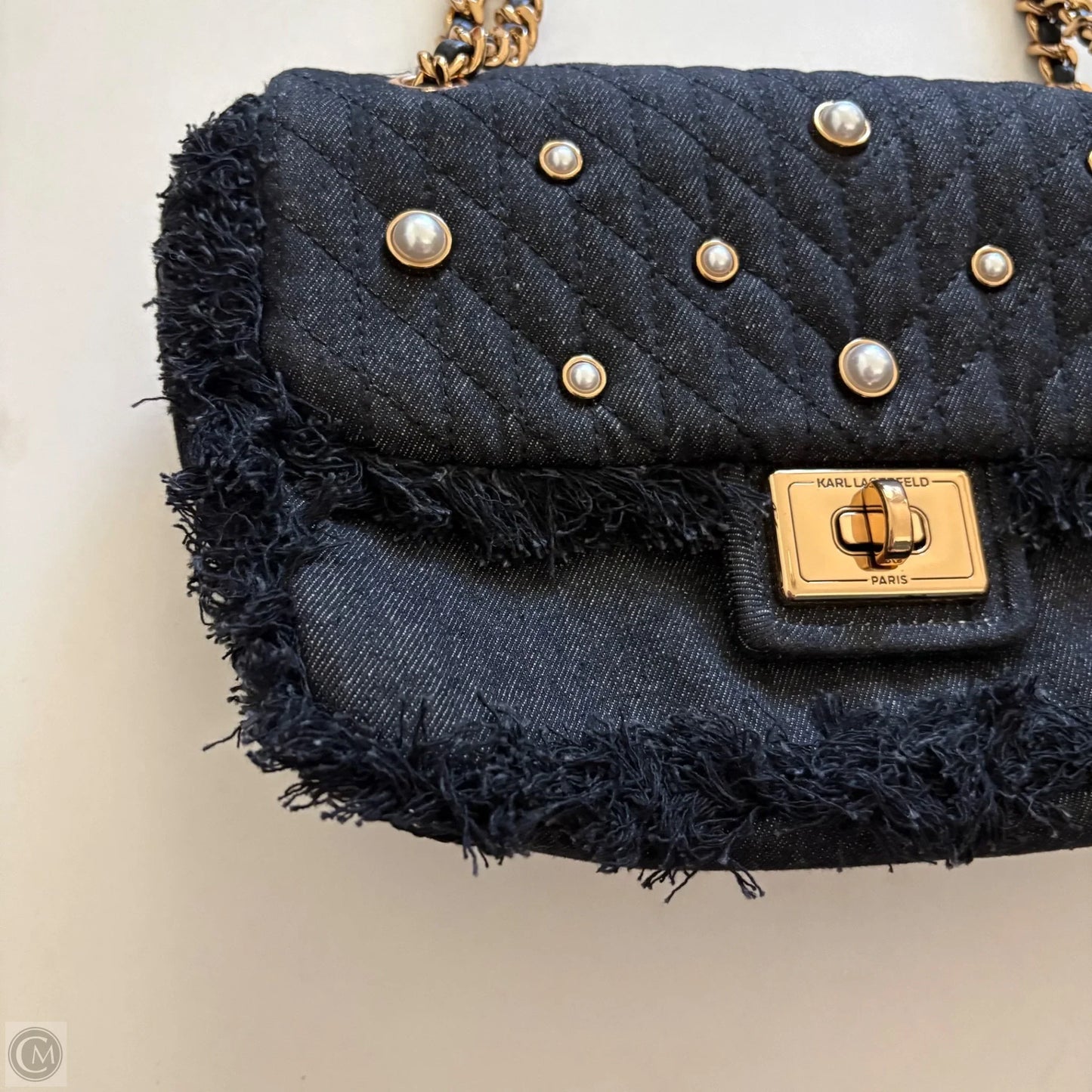 Handbag Designer By Karl Lagerfeld, Size: Medium