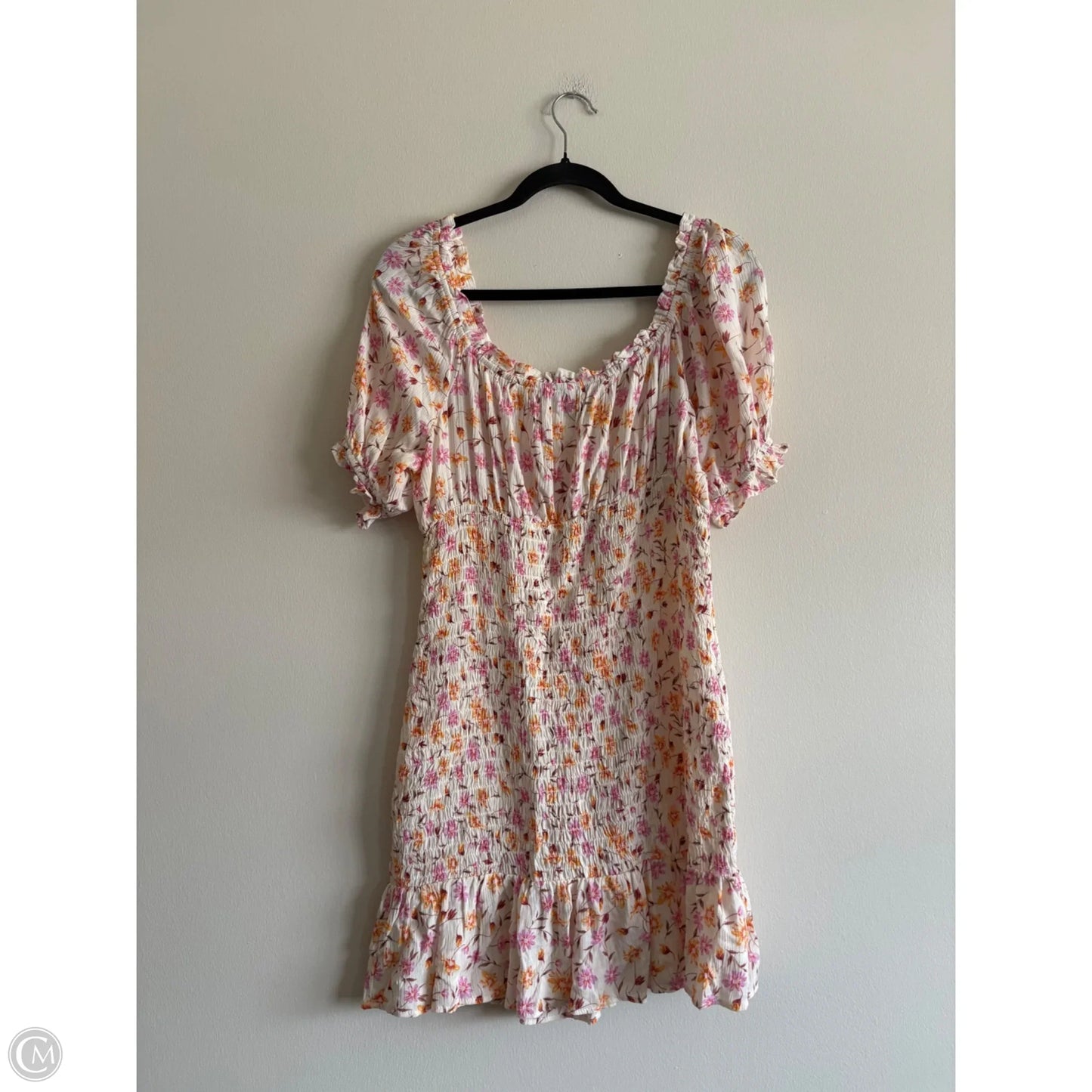 Dress Casual Midi By Lily Rose In Floral Print, Size: L