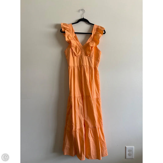 Dress Casual Maxi By Francesca’s In Orange, Size: S