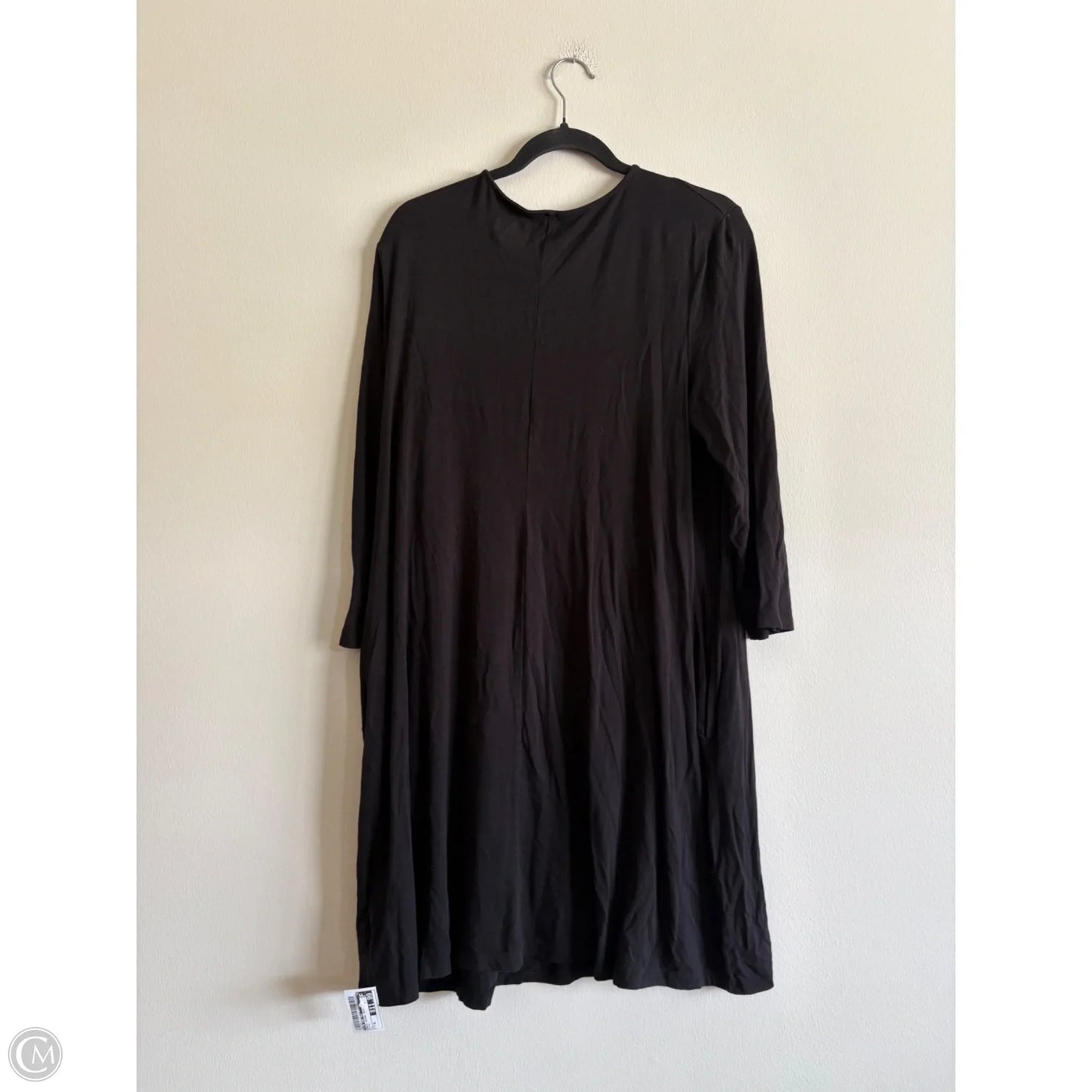 Dress Casual Maxi By Time And Tru In Black, Size: Xl