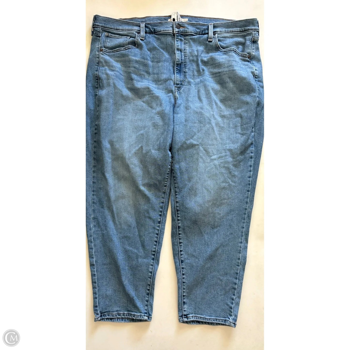 Jeans Straight By Levis In Blue, Size: 22