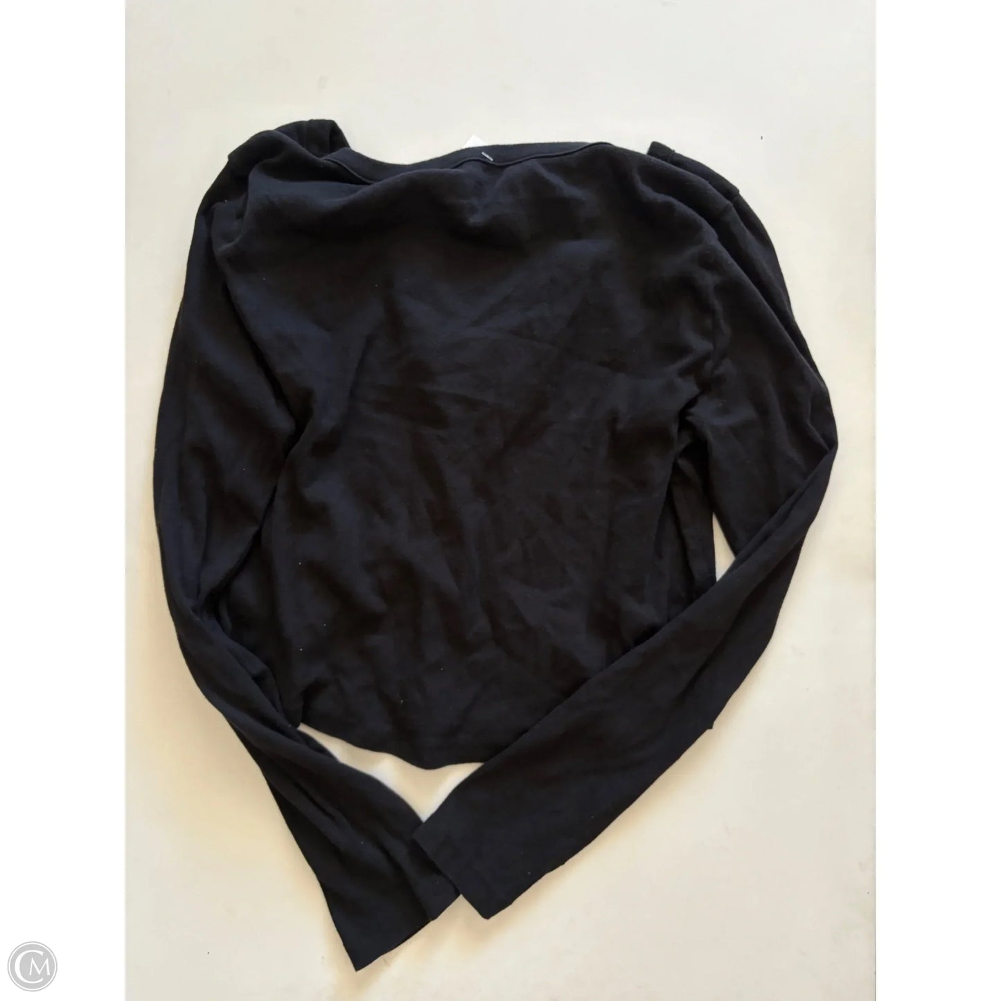 Top Long Sleeve By No Boundaries In Black, Size: 2x