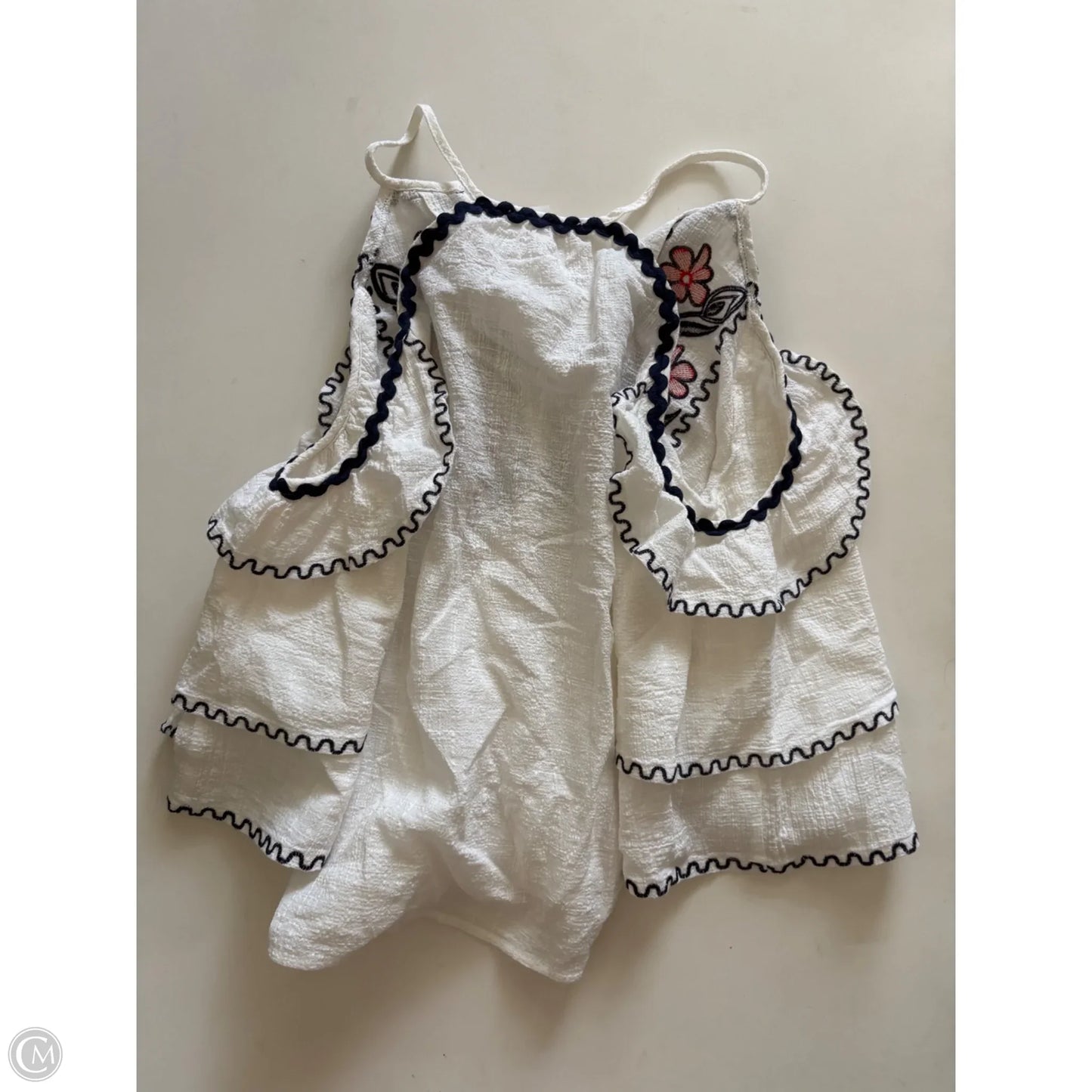 Top Long Sleeve By Thml In White, Size: Xs