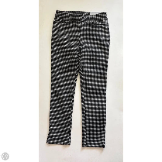 Pants Dress By Chicos In Black & White, Size: 2