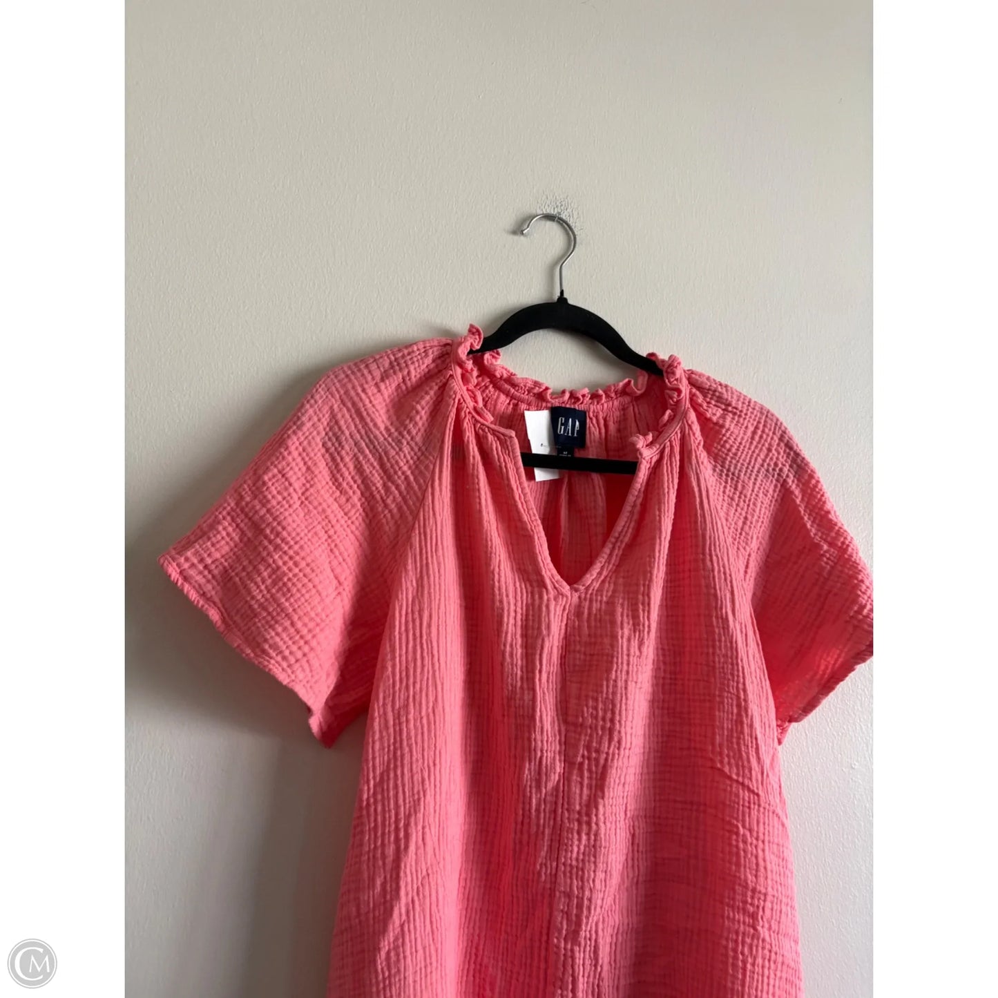 Dress Casual Midi By Gap In Pink, Size: M