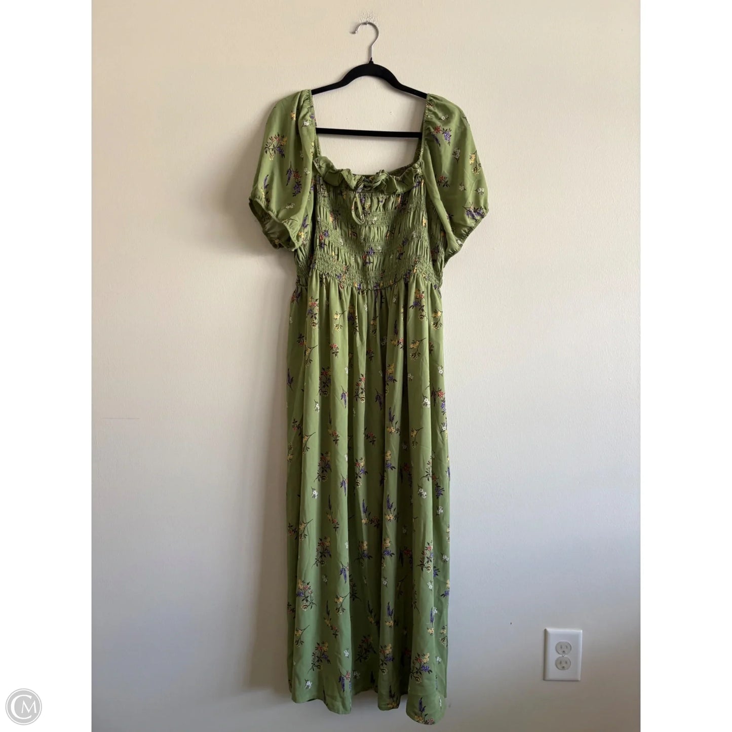 Dress Casual Maxi By Hespera In Floral Print, Size: 2x