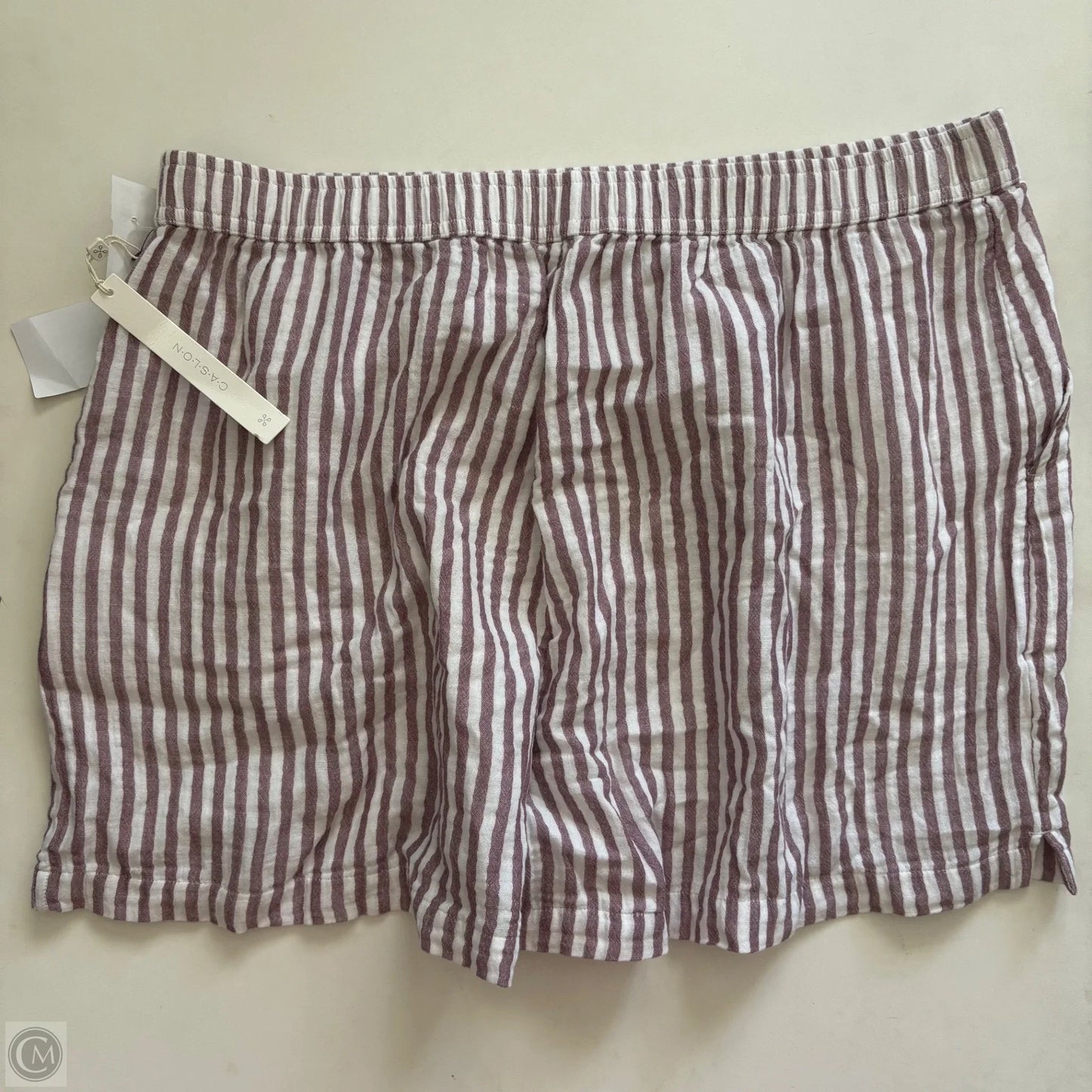 Shorts By Caslon In Striped Pattern, Size: Xl