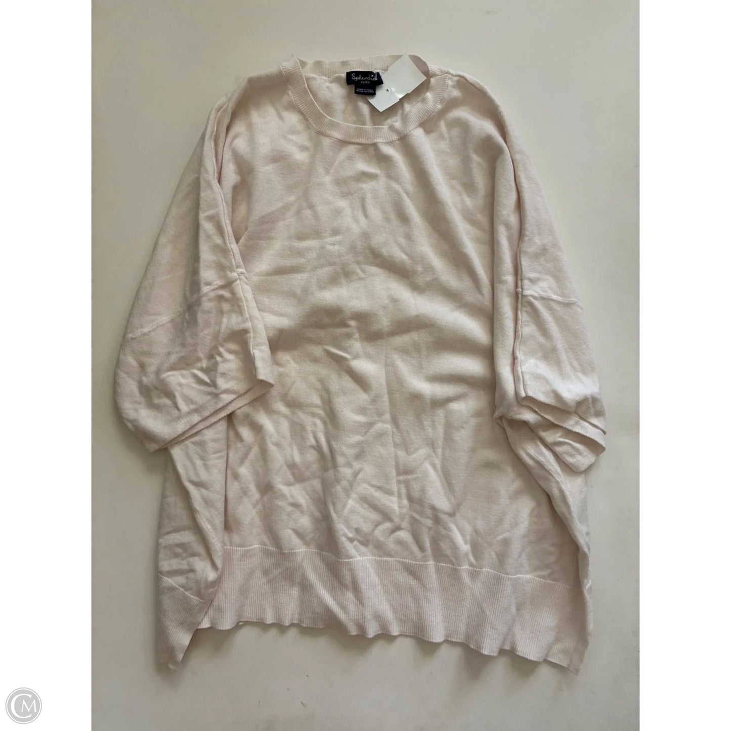 Sweater By Splendid In Cream, Size: Xl