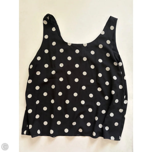 Tank Top By Anne Klein In Polkadot Pattern, Size: Xl