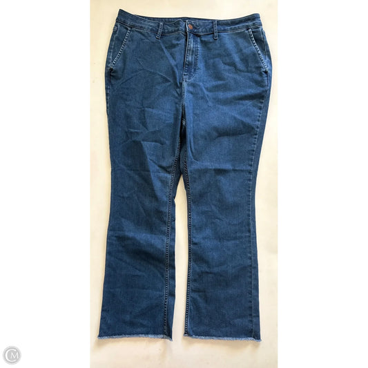 Jeans Wide Leg By Cmb In Blue, Size: 18