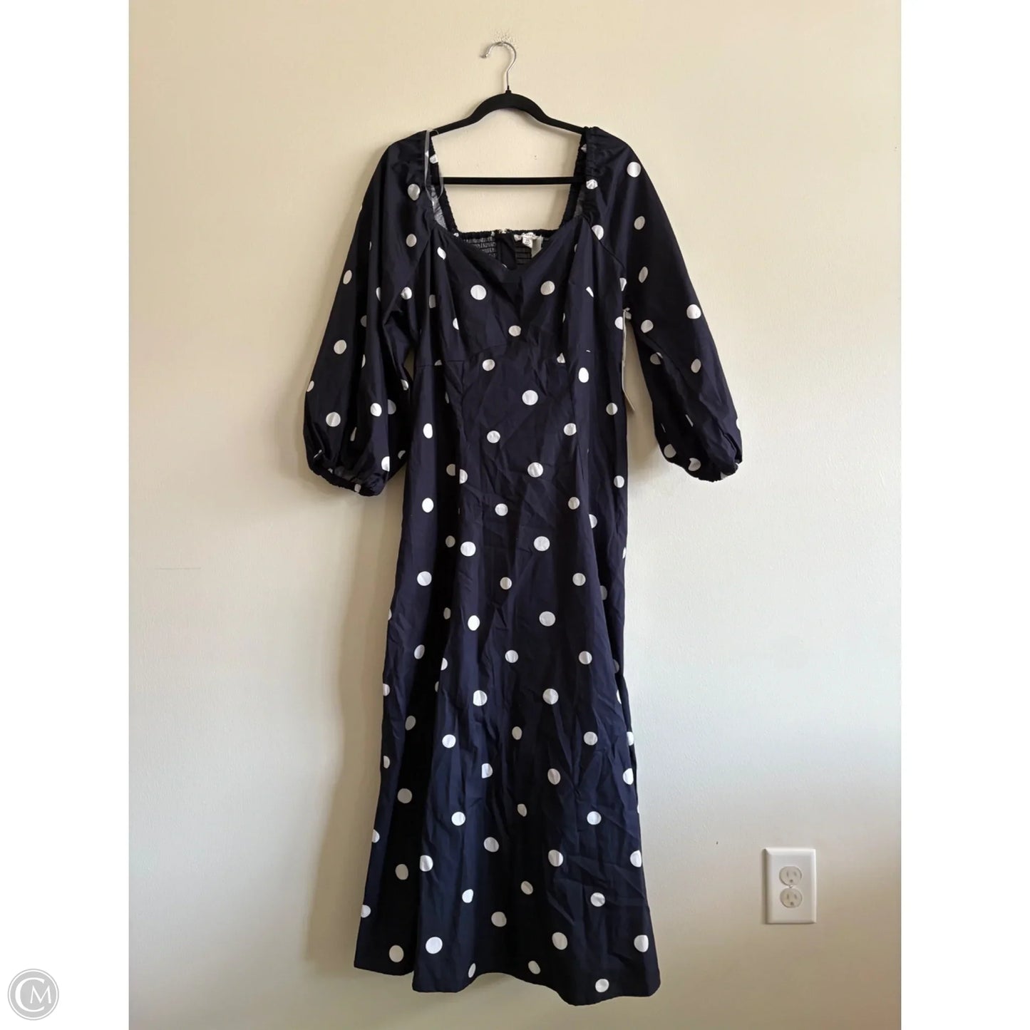 Dress Casual Maxi By Free Assembly In Polkadot Pattern, Size: 2x
