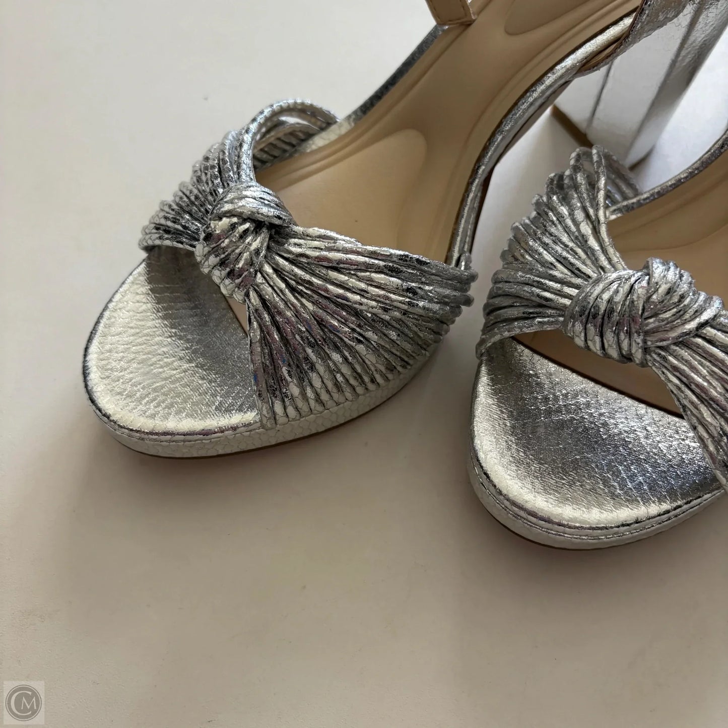 Shoes Heels Block By Jessica Simpson In Silver, Size: 8.5