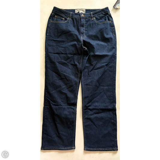 Jeans Straight By Clothes Mentor In Blue, Size: 16
