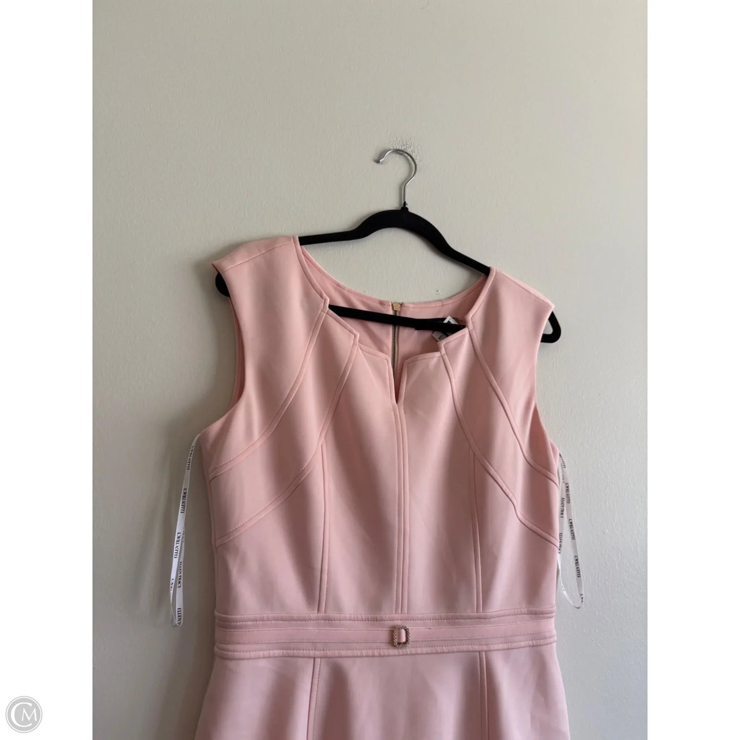 Dress Work By Ellen Tracy In Peach, Size: 10
