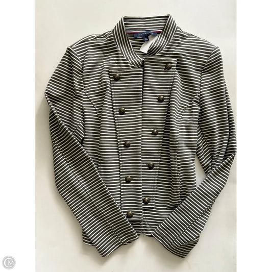 Blazer By Tommy Hilfiger In Striped Pattern, Size: L