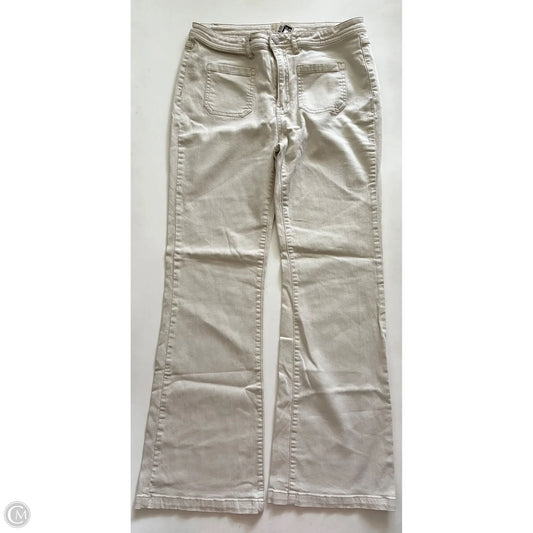 Jeans Wide Leg By Thread And Supply In Cream, Size: L