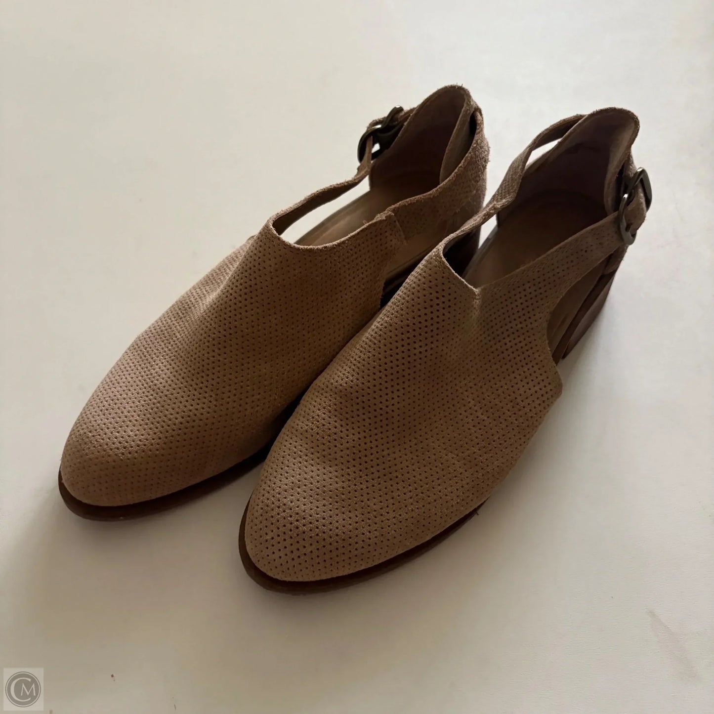Shoes Heels Block By Crown Vintage In Tan, Size: 7.5