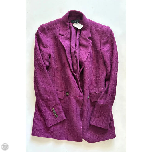 Blazer By Ann Taylor In Purple, Size: 2