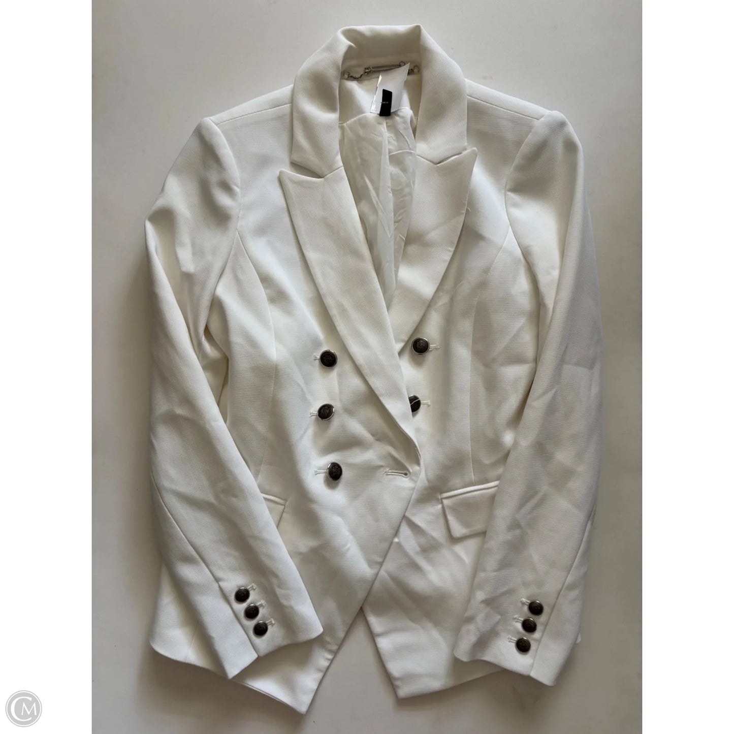 Blazer By White House Black Market In Cream, Size: 4