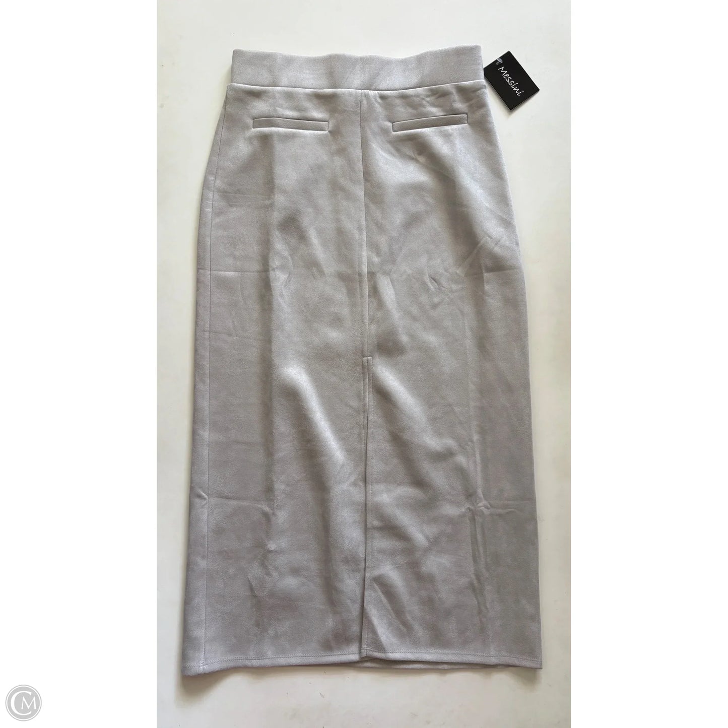 Skirt Maxi By Messini In Grey, Size: S